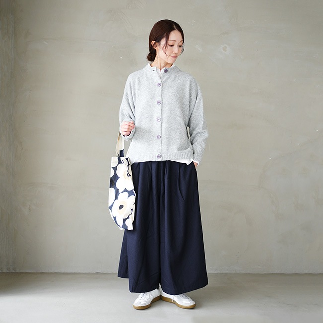 ＊美品＊ソラモナポッシェ♡ウール　ワイドパンツ　キュロット ◇[poche-wl-wkt] solamonat poche(ソラモナポッシェ) ウールワイド