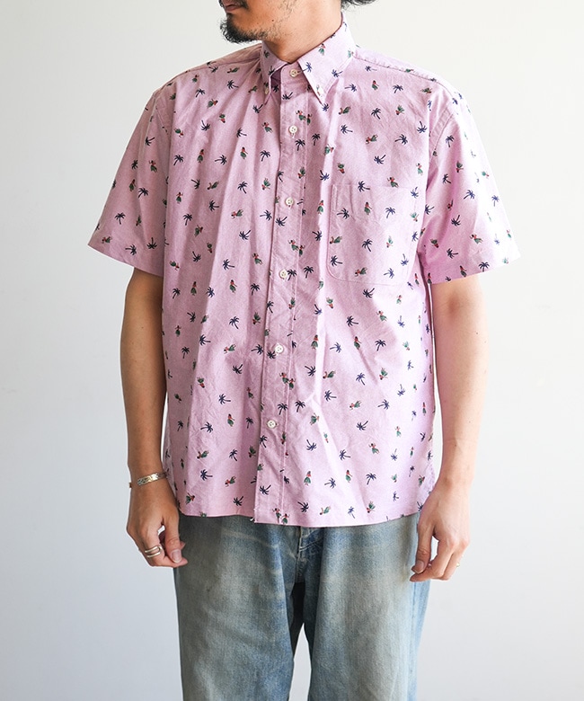 ハンガー付属】SUN SURF(サンサーフ) COTTON OXFORD B.D. SHIRT “HULA