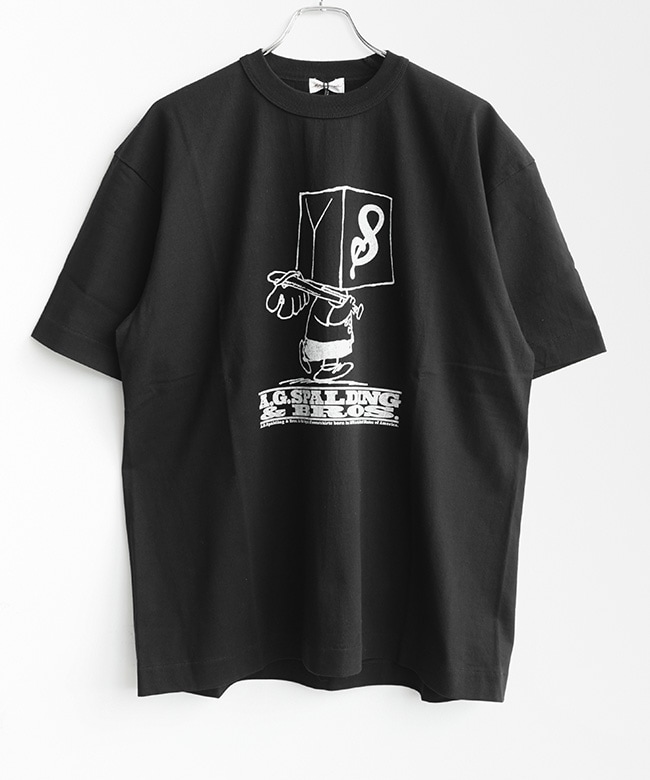 スポルディング ブロス Tシャツ 40 ブラック spalding bros A.G.SPALDING&BROS(エージースポルディングアンドブロス) SKETCH BOOK