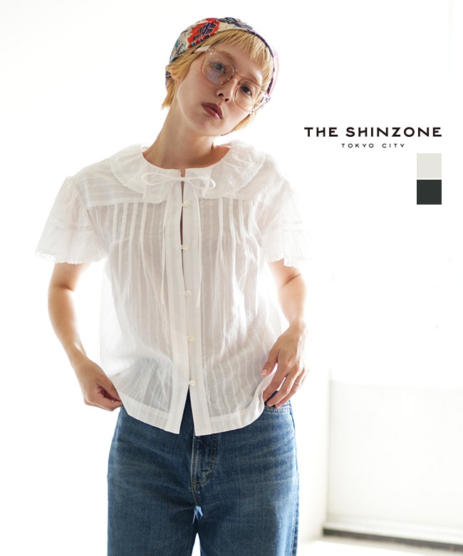 THE SHINZONE(ザ シンゾーン) LACE BLOUSE レースブラウス レディース