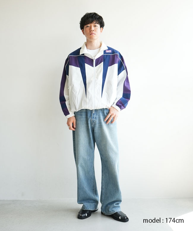 NEEDLES(ニードルズ) × FILA(フィラ) Star Cut Over Sized Windbreaker