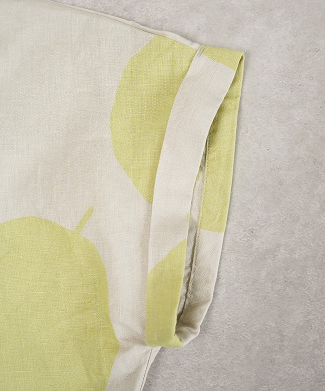 NATURAL LAUNDRY(ナチュラルランドリー) リネンpommeドットドルマンT