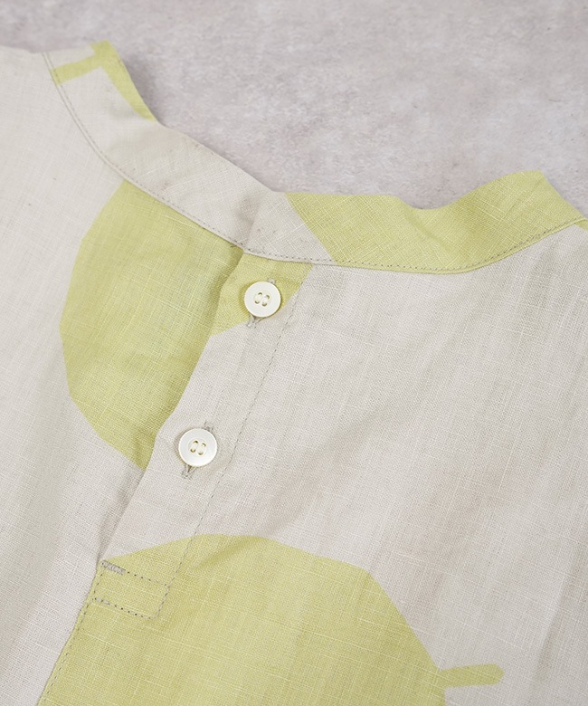 NATURAL LAUNDRY(ナチュラルランドリー) リネンpommeドットドルマンT