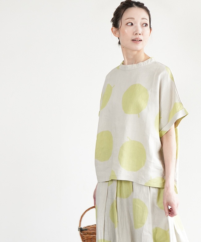 7251T-003] NATURAL LAUNDRY(ナチュラルランドリー) リネンpomme