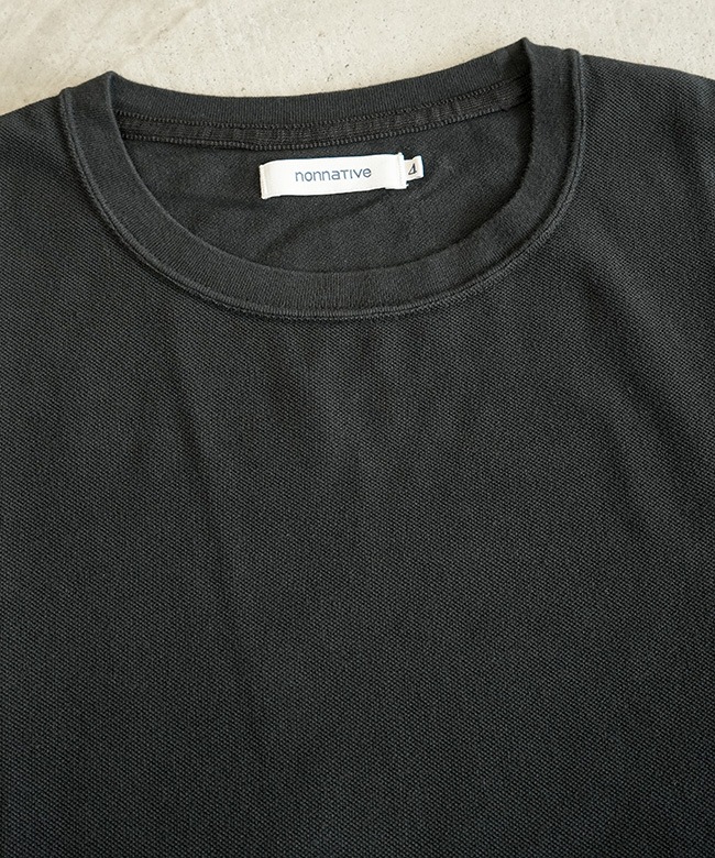 nonnative クラーク Tシャツ ブラック 新品 ノンネイティブ SALE 30%OFF】nonnative(ノンネイティブ)CLERK S/S TEE COTTON PIQUE
