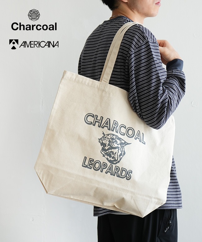 GORE-TEX トートバッグ　大 25-02-5-535]Charcoal TOKYO × Americana チャコールトーキョー