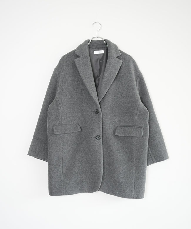 SOLAMONAT LARMEソラモナラーム　ジャケット　チャコールグレー ご予約商品／2月上旬頃入荷予定】◇[SMLM-TJK]SOLAMONAT LARME