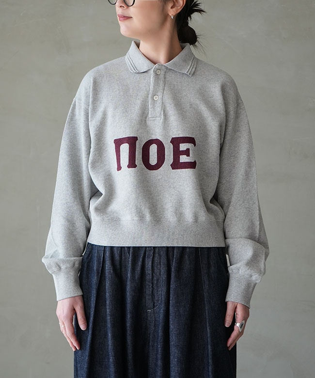 JL261C03]JOHNBULL(ジョンブル) ピグメントスウェットポロシャツ