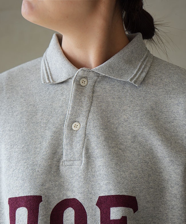 JOHNBULL(ジョンブル) ピグメントスウェットポロシャツ トップス
