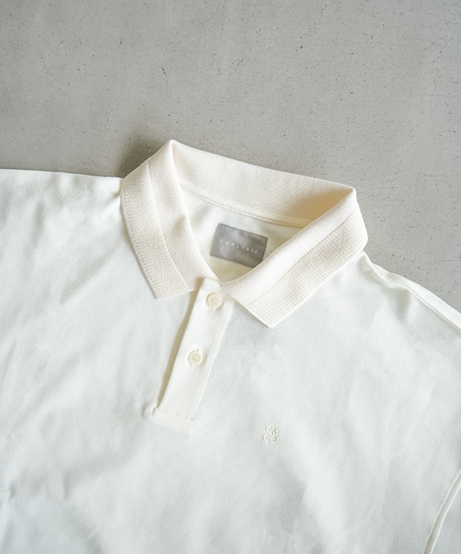 Curly&Co.(カーリー) GIZA COTTON PIQUE POLO SHIRT ギザコットンピケ