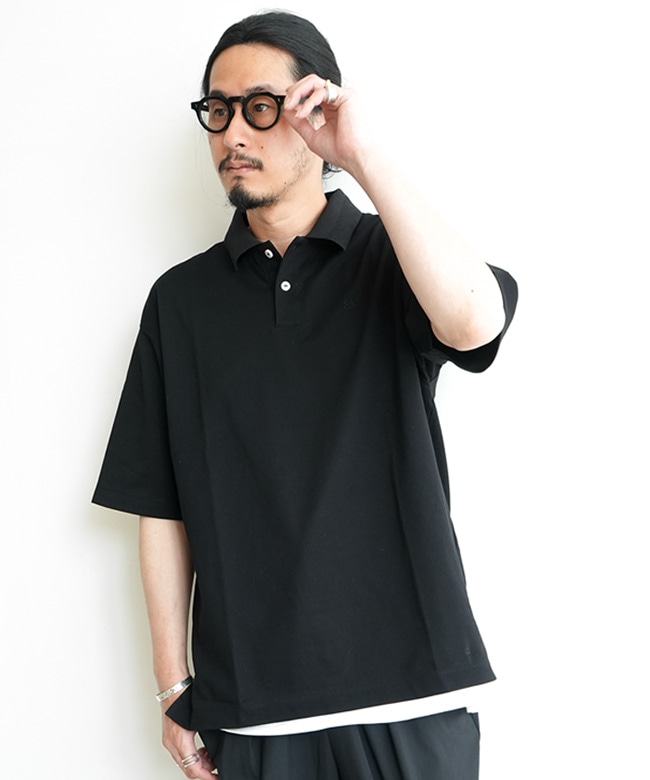 Curly&Co.(カーリー) GIZA COTTON PIQUE POLO SHIRT ギザコットンピケ