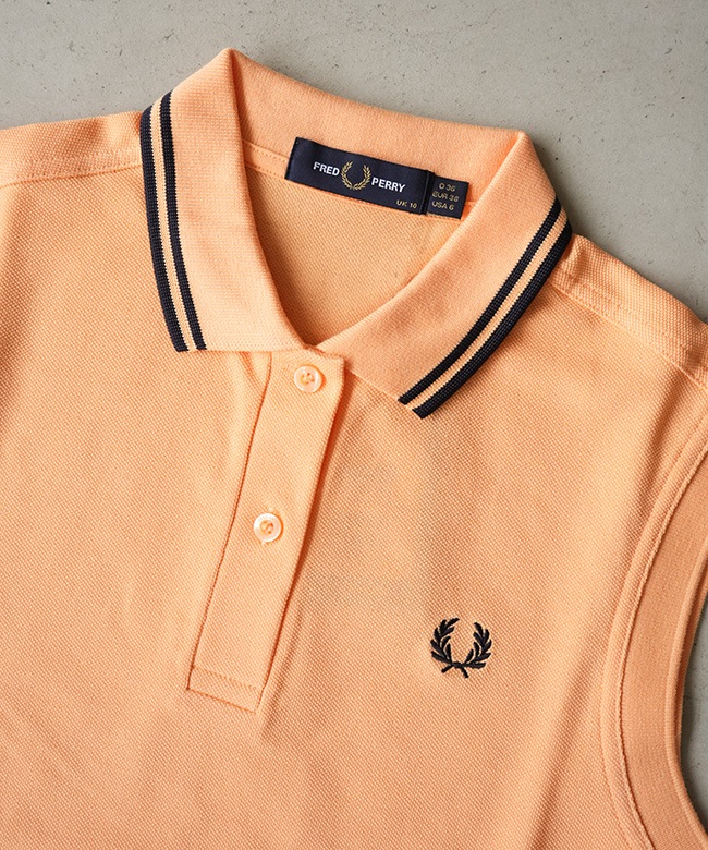 FRED PERRY(フレッドペリー) SLEEVELESS FRED PERRY SHIRT スリーブ