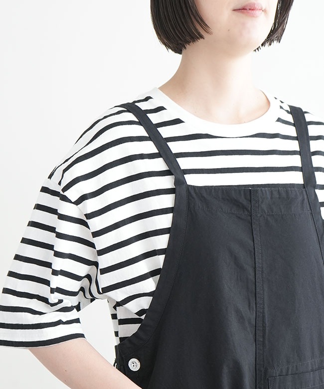 24PT003A]FURALI(フラリ) 馬布ファーマーサロペット パンツ レディース