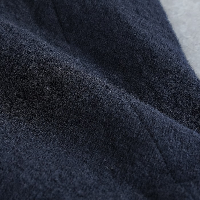 R27505]RINEN(リネン) 2/48ウール綾織 ラグランノーカラージャケット