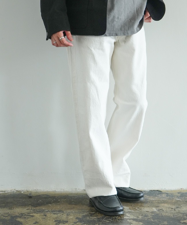 SC42560]SUGAR CANE(シュガーケーン) 13oz. WHITE DENIM “1947 MODEL