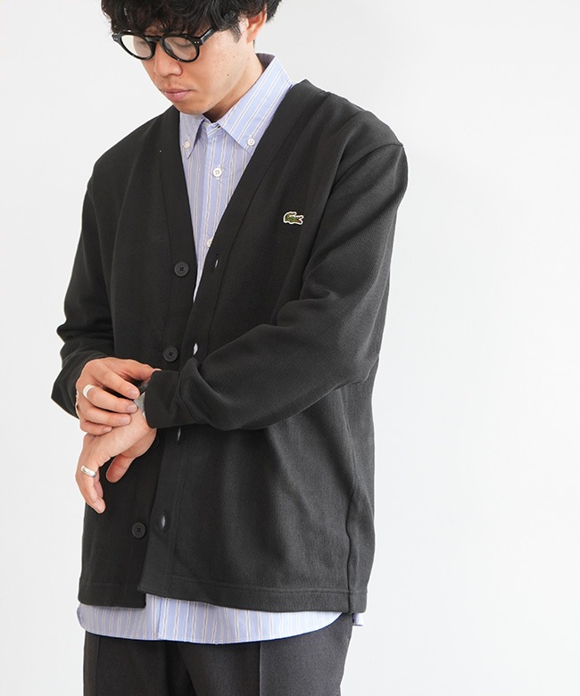 SH019J-99]LACOSTE(ラコステ) ヘビーウェイトシングルジャージー