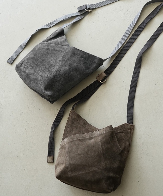hobo スエード ショルダーバッグ メッセンジャー