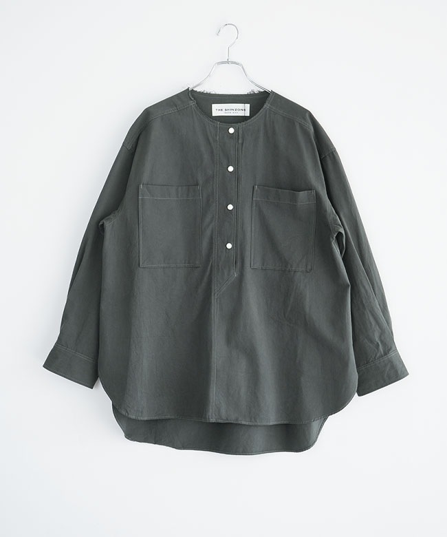 26SMSBL08]THE SHINZONE(ザ・シンゾーン) カラーレスワークシャツ