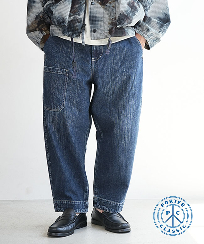 PORTER CLASSIC(ポータークラシック) STEINBECK DENIM POCKET PANTS