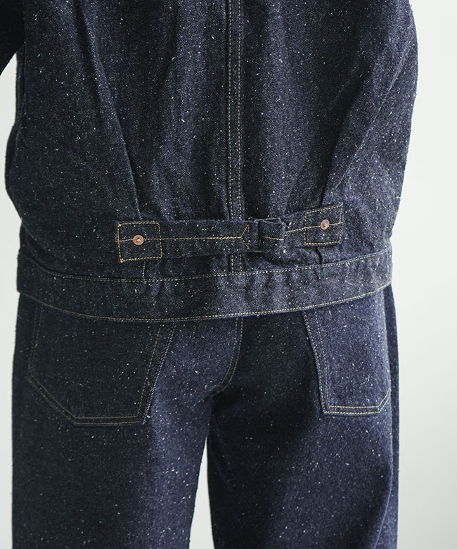 New Manual(ニューマニュアル) #001 T-BACK DENIM JACKET ONE-WASHED T