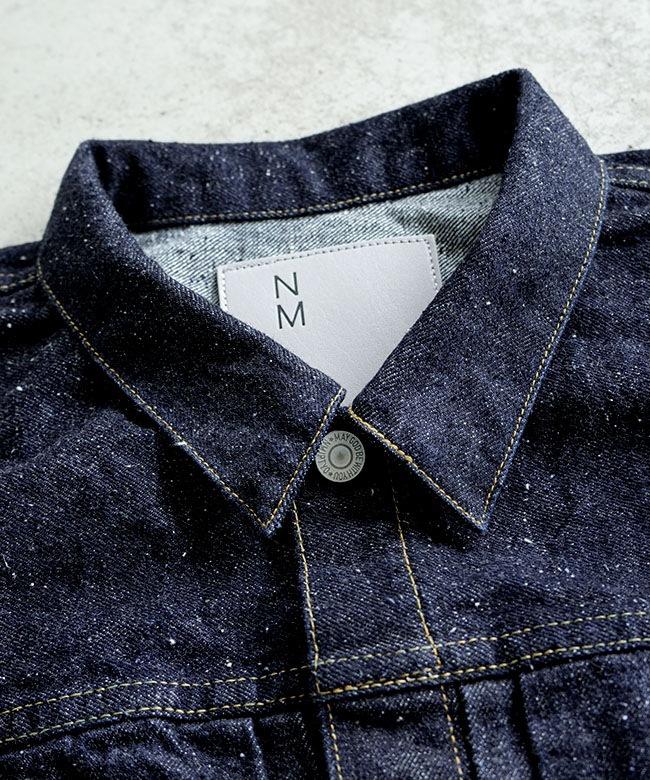 New Manual(ニューマニュアル) #001 T-BACK DENIM JACKET ONE-WASHED T