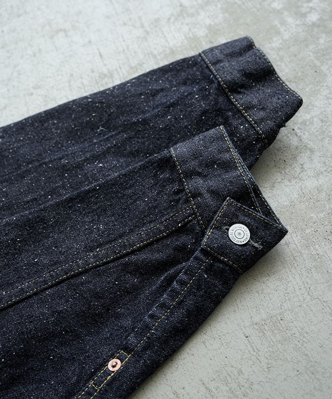 New Manual(ニューマニュアル) #001 T-BACK DENIM JACKET ONE-WASHED T