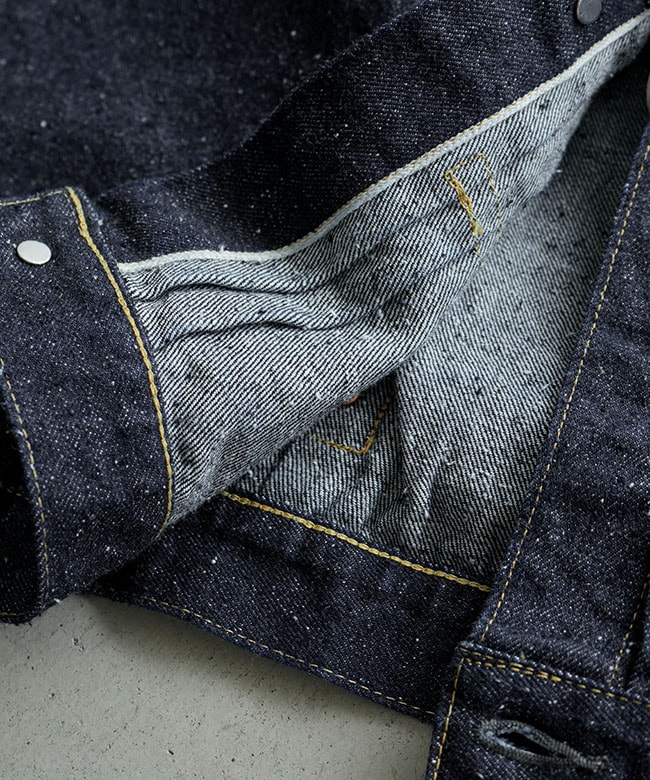 New Manual(ニューマニュアル) #001 T-BACK DENIM JACKET ONE-WASHED T