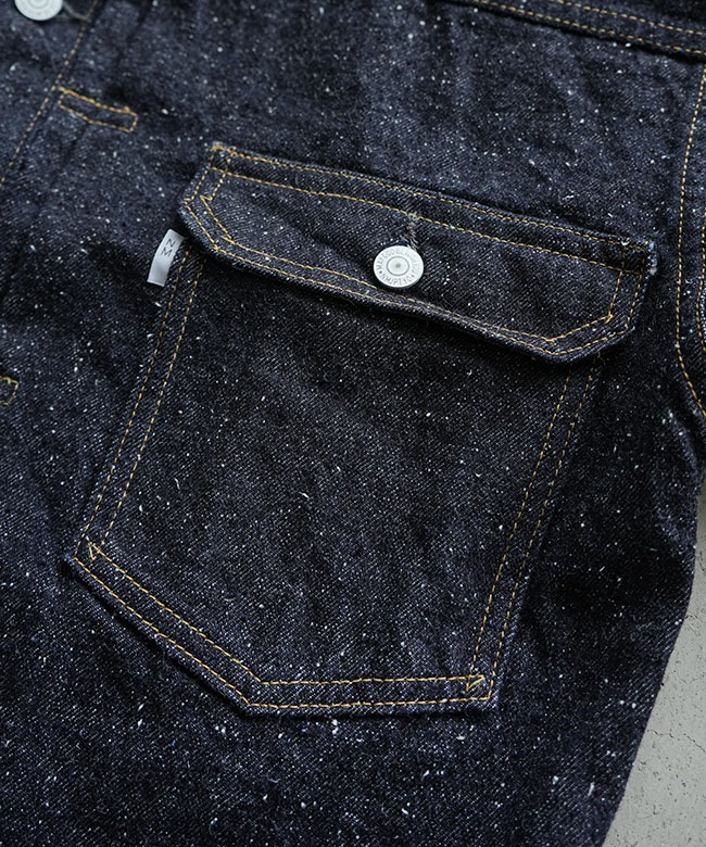 New Manual(ニューマニュアル) #001 T-BACK DENIM JACKET ONE-WASHED T
