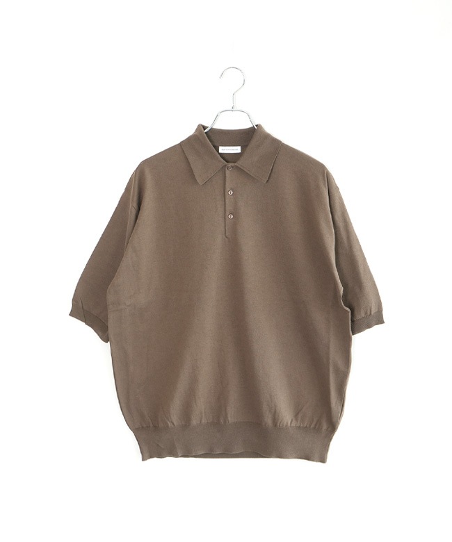 KAPTAIN SUNSHINE(キャプテンサンシャイン) Cotton Knit Poloshirt