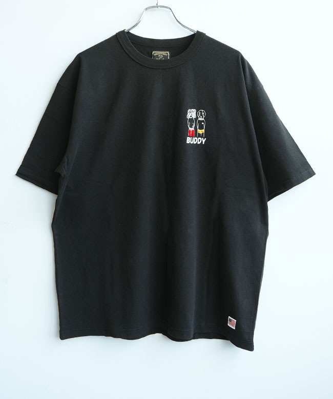 ◎GUARANTEED(ギャランティード) 刺繍 Tシャツ ワンポイント 犬