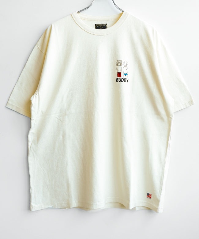 ◎GUARANTEED(ギャランティード) 刺繍 Tシャツ ワンポイント 犬