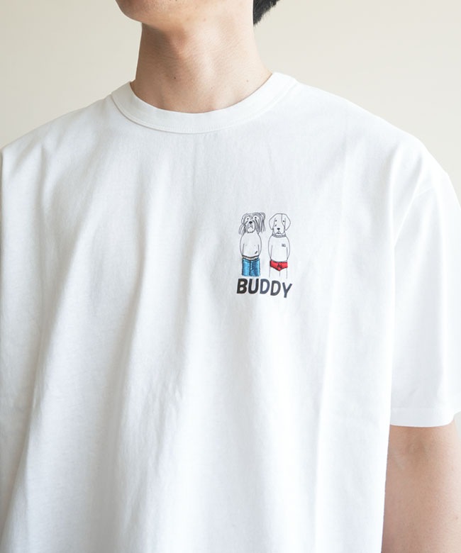 ◎GUARANTEED(ギャランティード) 刺繍 Tシャツ ワンポイント 犬