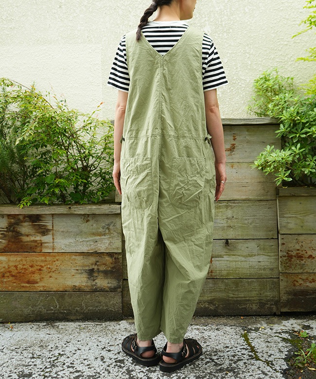 tumugu(ツムグ) タイプライター サロペット オールインワン