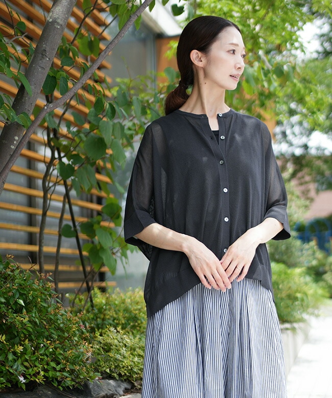 SALE 10%OFF】mizuiro ind(ミズイロインド) high gauze wide C/D ハイ