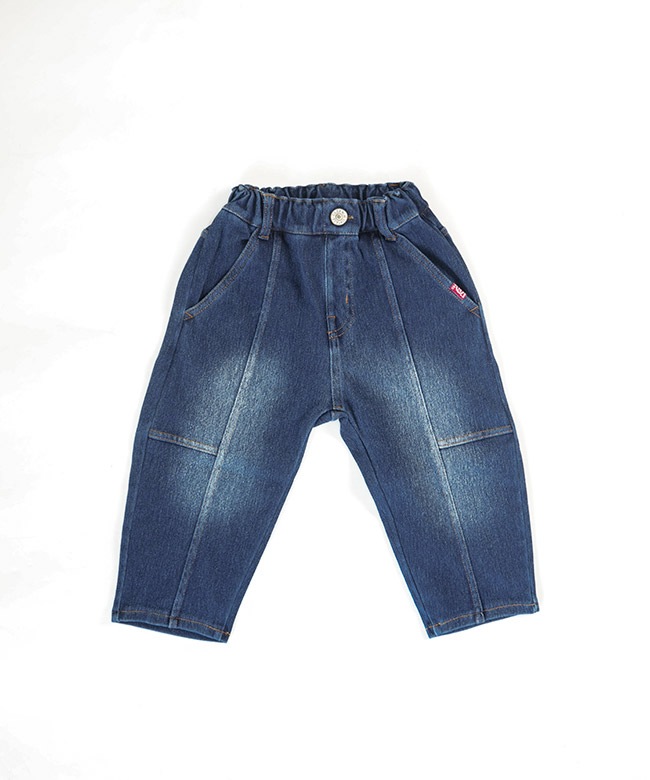 F.O.KIDS(エフオーキッズ) デニムニットパンツ 10分丈 ボトムス ズボン