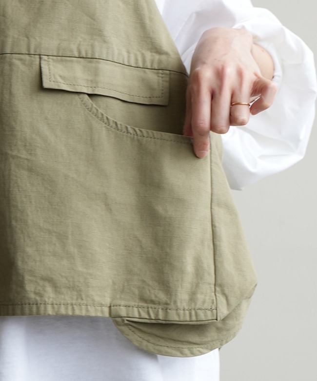 TB25131] tumugu(ツムグ) コットンリネンライトチノ2wayギア