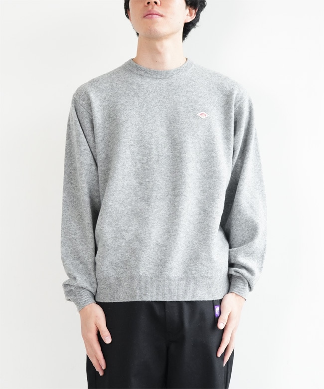 ◇[DT-D0028LMW]DANTON(ダントン) CREW NECK P.O L/S(クルーネックプル