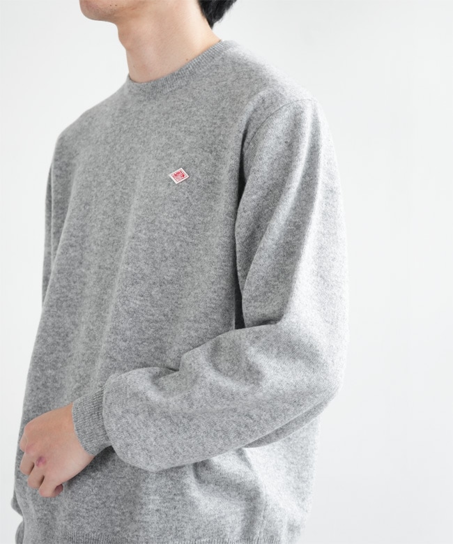 ◇[DT-D0028LMW]DANTON(ダントン) CREW NECK P.O L/S(クルーネックプル