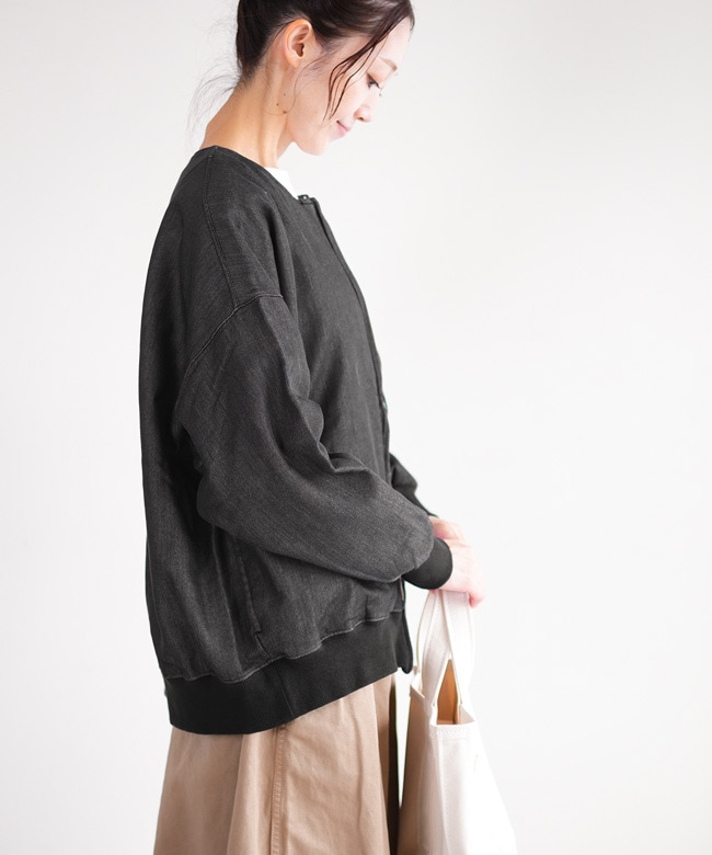 P80602] prit(プリット) 別注カラーあり ニットデニム ZIPブルゾン