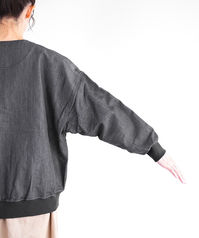 PRIT プリット｜ニットデニム ZIPブルゾン SALE 50%OFF】 prit(プリット) 別注カラーあり ニットデニム ZIP