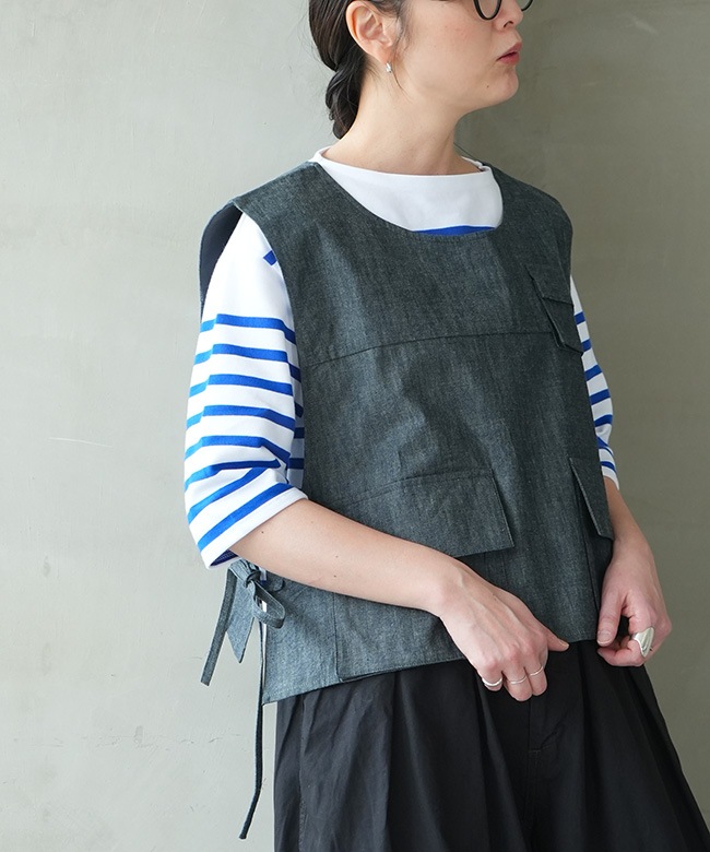 Yarmo(ヤーモ) Utility Tabard ユーティリティ タバード レディース
