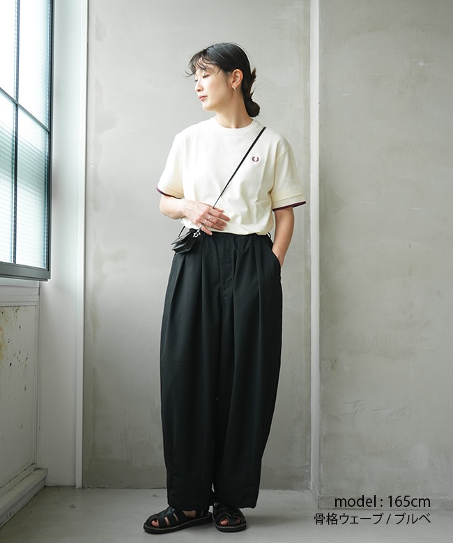 FRED PERRY(フレッドペリー) MESH CUFF PIQUE T-SHIRT メッシュカフ