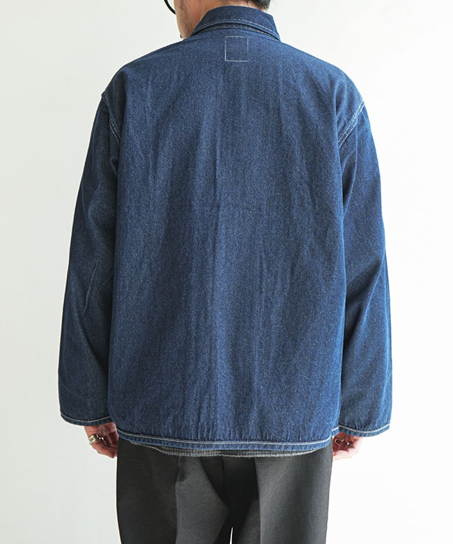 ◇DANTON(ダントン) COVERALL SHIRT カバーオールシャツ デニム