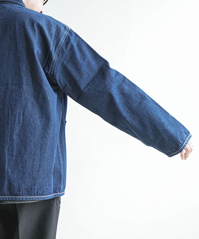 ◇DANTON(ダントン) COVERALL SHIRT カバーオールシャツ デニム