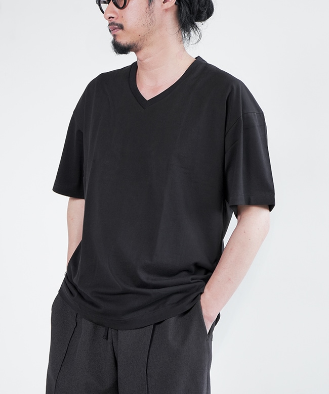 goa ロンT Tシャツ アシンメトリー Vネック SALE 50%OFF】GICIPI(ジチピ) OSTRICA オーストリカ Vネック