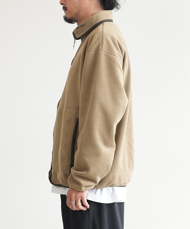SALE 30%OFF】[WT24133SK]WILD THINGS(ワイルドシングス) GRID FLEECE 