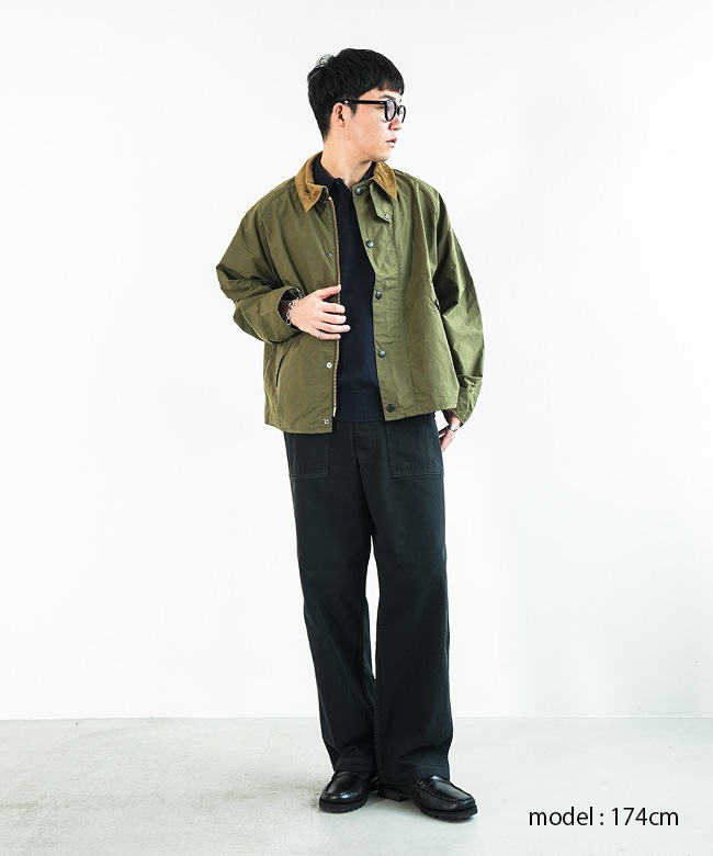SALE 10%OFF】[MCA1019]Barbour(バブアー) TRANSPORT COTTON CASUAL
