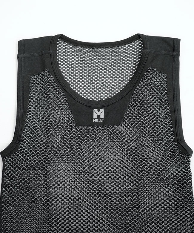 MIVO1248]MILLET(ミレー) DRYNAMIC MESH NS CREW ドライナミック