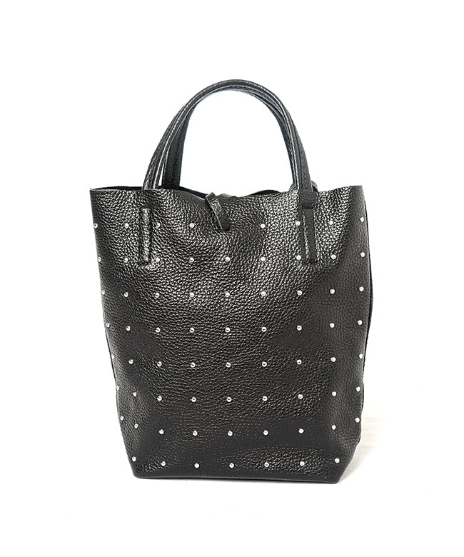 即納 MARLON FIRENZE マーロンフィレンツェ スタッズバッグ MARLON FIRENZE マーロンフィレンツェ BS0583 SHOPPER MINI