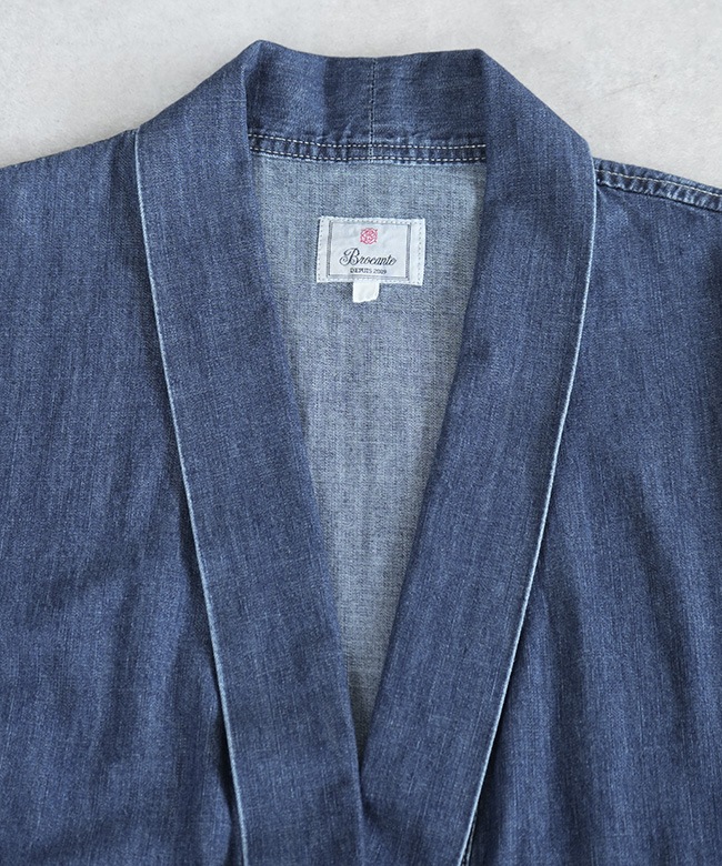 Brocante / ブロカント綾デニム フェルミエジャケット 38-283e]Brocante(ブロカント) 8ozデニム フロンセジャケット